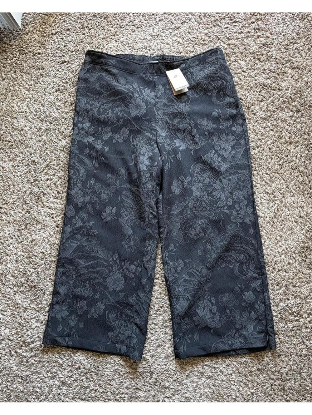 Nike Women's Sportswear Collection Jacquard Track Pants HF9588-010 Size 2XL NWT